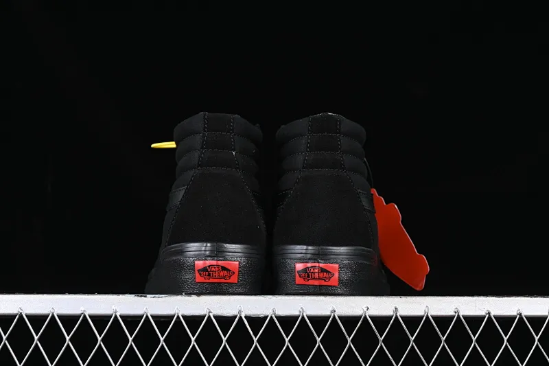 All categories Vans Vans series Vans Hi Vans high-top Vans Sk8-Hi Vans official Black Warrior high-top classic pure black casual canvas shoes VN000D5IBKA
